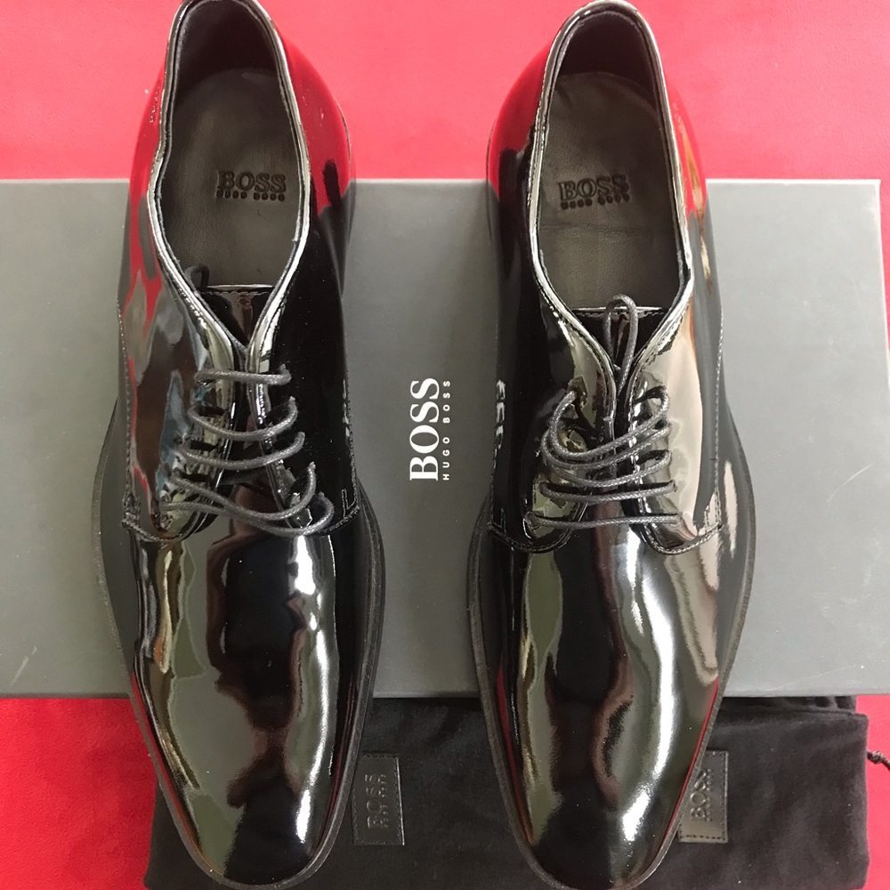 BOSS hugo boss tuxedo shoes - NEW in box